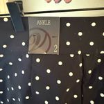 Versona  Black and White Polka Dot Straight Leg Pants Photo 2