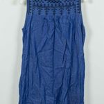 Forever 21 Embroidered Chambray Mini Dress Photo 1