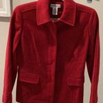 Ann Taylor Petites Red Winter Coat wool & Cashmere Size undefined Photo 0