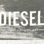 Diesel T Shirt short cap like sleeves graphic on front round neckline Photo 5