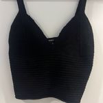 Forever 21  knit black top size medium Photo 2