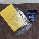 Susan Graver  Style NWT Size XL Brown Lustra Knit Pull On Ankle Pants Photo 3