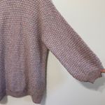 Free People  Lola Sweater Mini Dress Size Medium Purple Fall Winter Photo 4