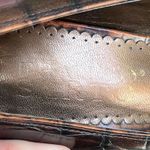 Franco Sarto Brown/Bronze Leather with snakeskin pattern pumps with peep toe 8M Photo 7