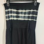 RaVirga Strapless Tie Dye Midi Dress Black Size XL Photo 1