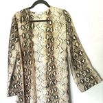 Entro Tan and Black Reptile Pattern Tunic Photo 4