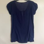 American Eagle Women’s  Embroidered Cover Up Or Tunic Top Size‎ Small Navy Blue Photo 9