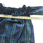 Vineyard Vines  Womens Plaid Off-The-Shoulder Top S Cotton/Nylon Blend Photo 4