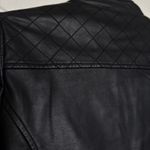 Guess Faux Leather Moto Jacket – Black – Size Small Photo 3