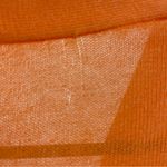 Chico's  Vibrant Orange, White and Pink Ombre Knit Long Sleeve Cardigan. Size XL Photo 11