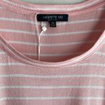 Lafayette 148 New York Mikki Stripe Tee Shell White Photo 7