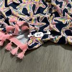 Simply Southern Navy Blue & Pink Starfish Print Tassel High Rise Shorts Size S/M Photo 7