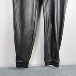 Spanx Leather-Like Joggers XL Black Noir High Rise 20283R Faux Leather Pants Photo 4