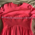 Vintage• EUC•1970’s Neon Pink Shimmer Dress•sz S/4/6 Photo 10