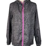 prAna Medium Callista Womens Windbreaker Jacket Full-Zip Hooded Pockets Cinch Photo 0