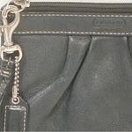 Coach Black Pleated Detail Full Zip Inner Pocket Wristlet Wallet Photo 1