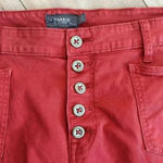 Torrid  Crop Wide Leg Twill High Rise Patch Pocket Pants Button Fly Orange Sz 22 Photo 10