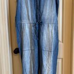 Zenana Outfitters  Blue Denim Jogger Style Jumpsuit Photo 2