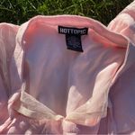 Hot Topic Blush Swiss Dot Babydoll Dress Photo 3