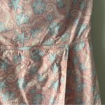 Vineyard Vines Seahorse Print Y2K Strapless Pink mini Dress sand dollar starfish Photo 5