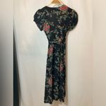 Vintage Black Floral Lightweight V Photo 5