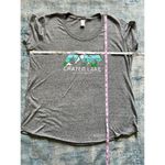 Prairie Mountain Heathered Gray Crater Lake National Park Short Sleeve Tee XL Photo 4