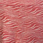 ZARA Womens Zebra Stripe Knit Beach Shorts Orange Medium Photo 2