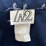 Vintage 80s IN2 Peplum Cardigan Jacket Dark Blue M Size M Photo 8