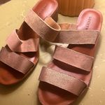 Lucky Brand Luck Brand Pink, Tan, Bronze Strapped Heel Sandal Photo 6