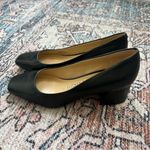 Calvin Klein Madeline Pump Shoes Womens Size 7 Black Faux Leather Block Heel Photo 4