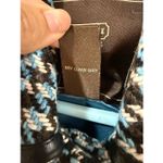 Coach Tweed Woven Wool Blue & Brown Coat Size XS Photo 4