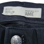  Jeans Size 24 22x24.5 Topshop Moto Petite Jamie Jeans Skinny Jeans Black  Photo 5