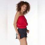 Bobi ‎ Vibrant Red TubeTop Smocked Hem Size XL NWT Photo 1