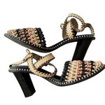 Ulla Johnson - Deia High Heel Strappy Sandals Cameo Shoes Sz 40 Photo 8