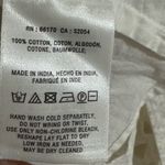 Anthropologie  Eclipse Eyelet Skirt white Size 4 Photo 8