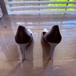 LAMB Cia Black Pointed Toe Leather Heels Sz 6.5 Photo 5