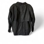 EXPRESS Vintage 90s Leather Bomber Jacket Photo 1