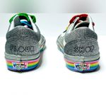 Vans x Flour Shop Old Skool V Glitter Rainbow Skate Sneaker Shoe Size 7 NWOB Photo 4