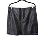 Rag and Bone RAG &‎ BONE Heidi Leather Front Zip Mini Skirt Sz 31 Photo 1