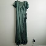 Baltic Born  Krystal Satin Wrap Gown Satin New Without Tags Photo 2