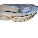 Marni Bandolier Crossbody Bag Gray Leather Silvertone Hardware Zip Top Messenger Photo 10