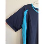 Juno Active QuikEnergy Short Sleeve Swim Sun Top Turquoise Black Women's Size 4X Photo 4