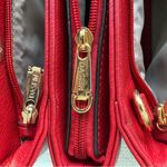 DASEIN Red Statement Handbag Purse Shoulder Bag with Bright Gold Brass Hardware Photo 7