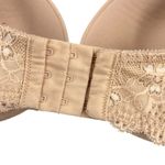 Torrid  42C Push-Up Plunge Bra Beige Lace Underwire Nude Padded Everyday Comfort Photo 3
