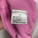 Anthropologie Sundry Sunnyside Pink Waffle Knit Jogger Pants Sz.M Photo 8