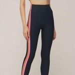 THE UPSIDE Jewel Col Block Midi Legging Pant in Navy Blue Size 10 Photo 0