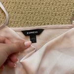 EXPRESS  Satin Cowl Neck Cami Pink Photo 3