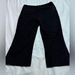 Anthropologie  Cropped Black Pants Size: 4 Photo 3