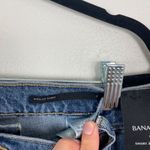 Banana Republic NWT  Woman's Sz 35‎ Medium Washed Mid Rise Denim Shorts Photo 5