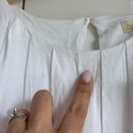 Madewell  Sleeveless Crewneck Bubble Top in White, Size X-Small Photo 8